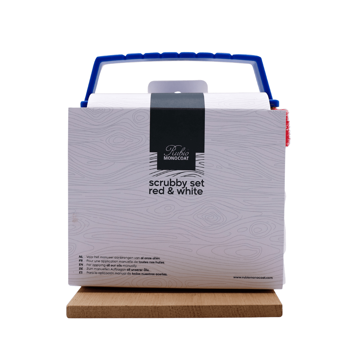 Kit d’applicateurs Scrubby rouge et blanc